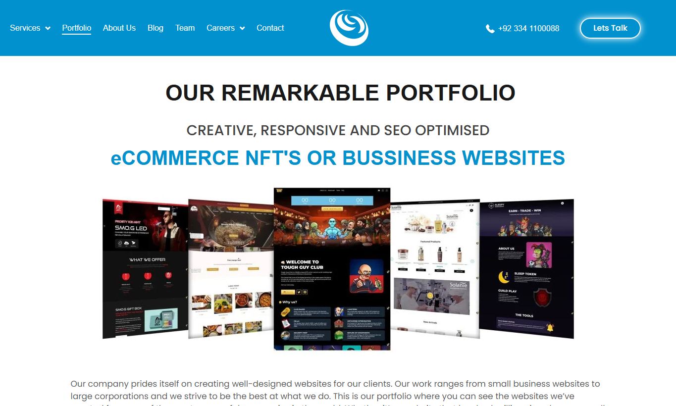 Website & eCommerce Portfolio